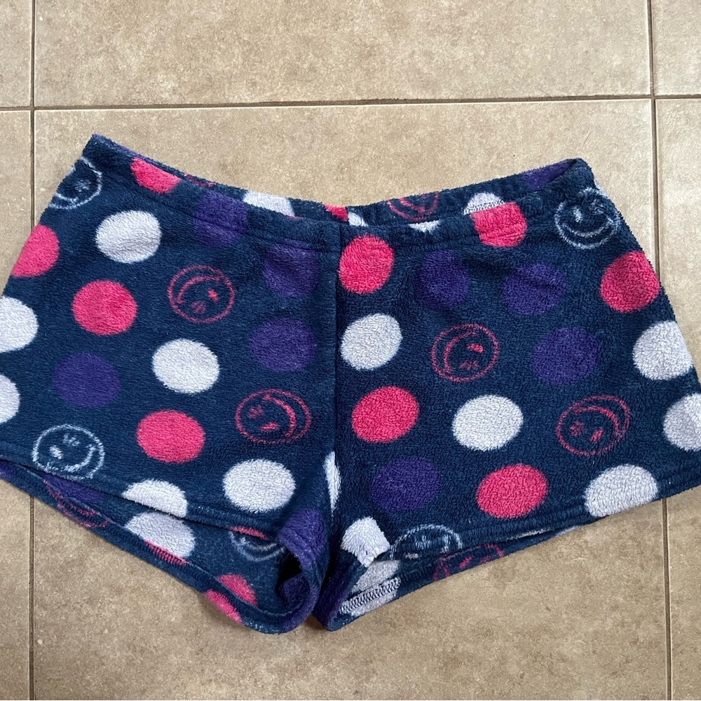 Joe Boxer Smiley Face polka dot Blue Shorts Women Size M
Sleep pajama lounge